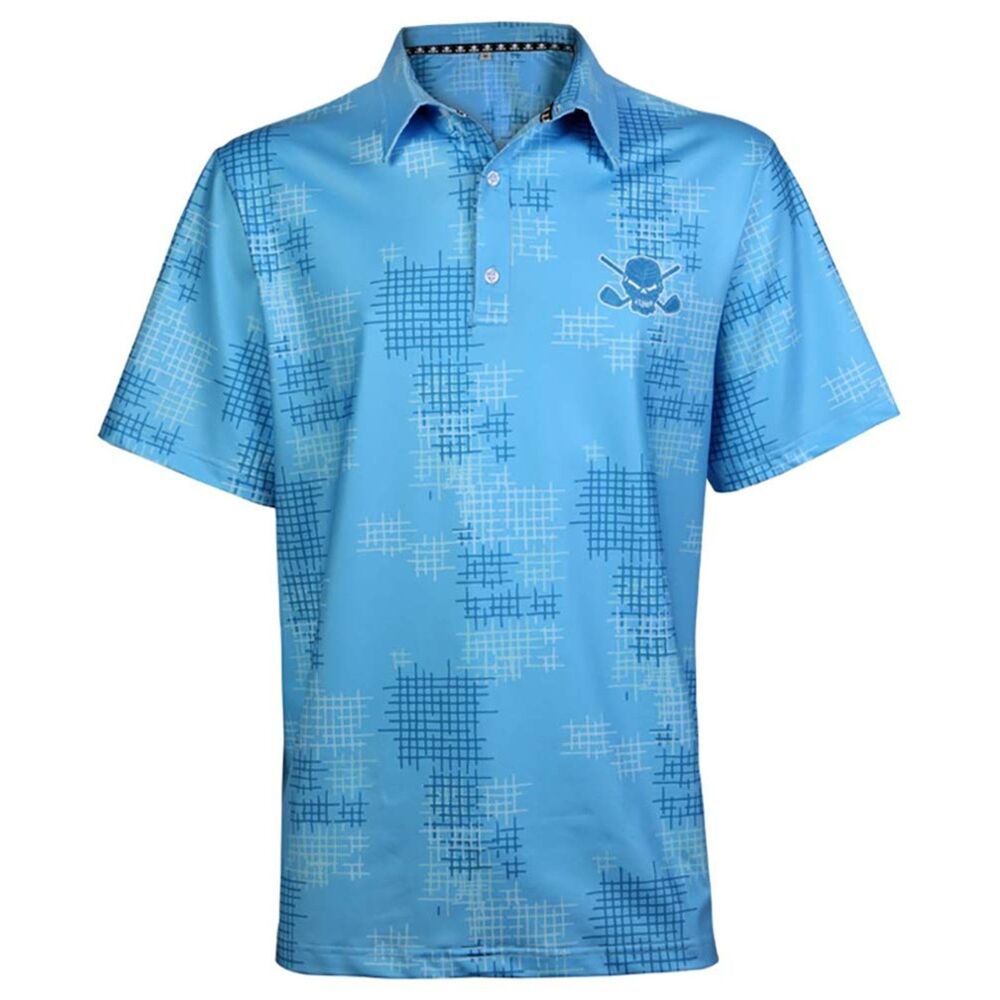 Tattoo Golf GTX Cool-Stretch Aqua Golf Shirt Polo Mens XL